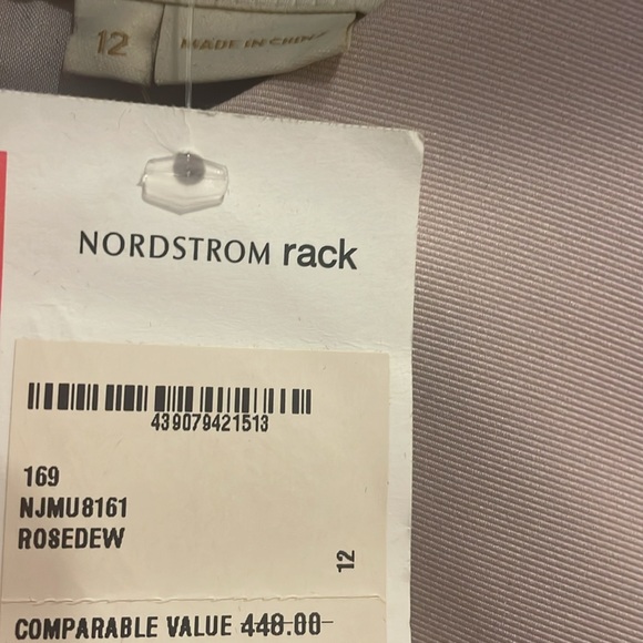 Kate Spade cocktail dress with rose gold sequin bow, zipper down the back - Picture 4 of 5